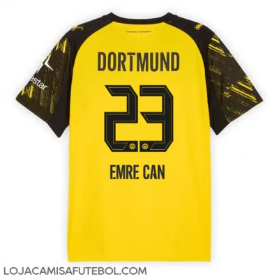 Camisa de Futebol Borussia Dortmund Emre Can #23 Equipamento Principal 2025-26 Manga Curta Camisa de Futebol Borussia Dortmund Emre Can #23 Equipamento Principal 2025-26 Manga Curta